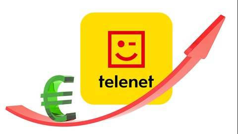 Een prijsverhoging bij Telenet voor Valentijn